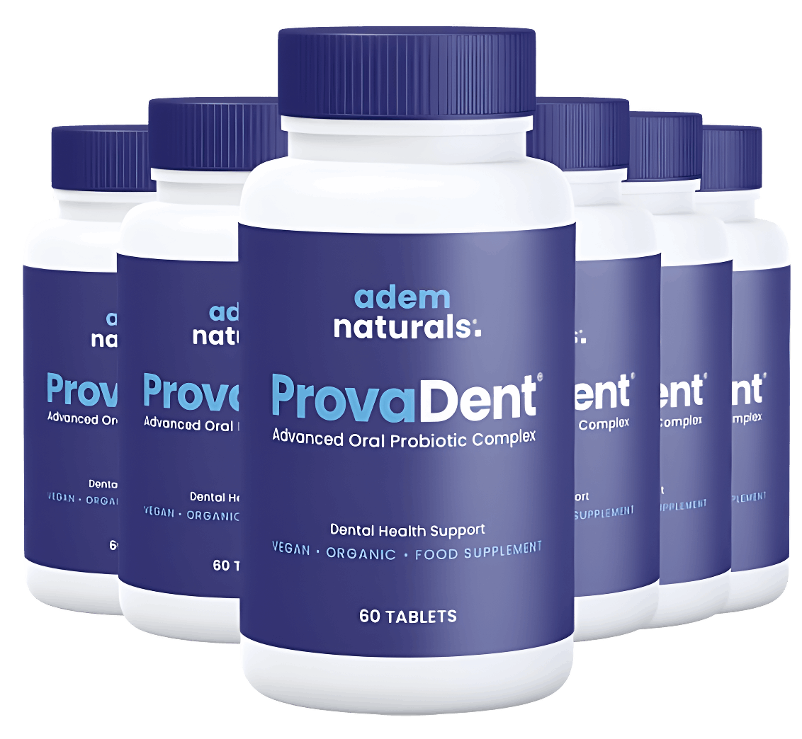 ProvaDent oral care supplement – 6 bottles with bonus, now $69 each, discounted from original price $99.